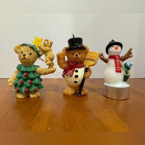 Claire's Other - Claire’s Bears from the 1990s and bath and body works snowman candle lot